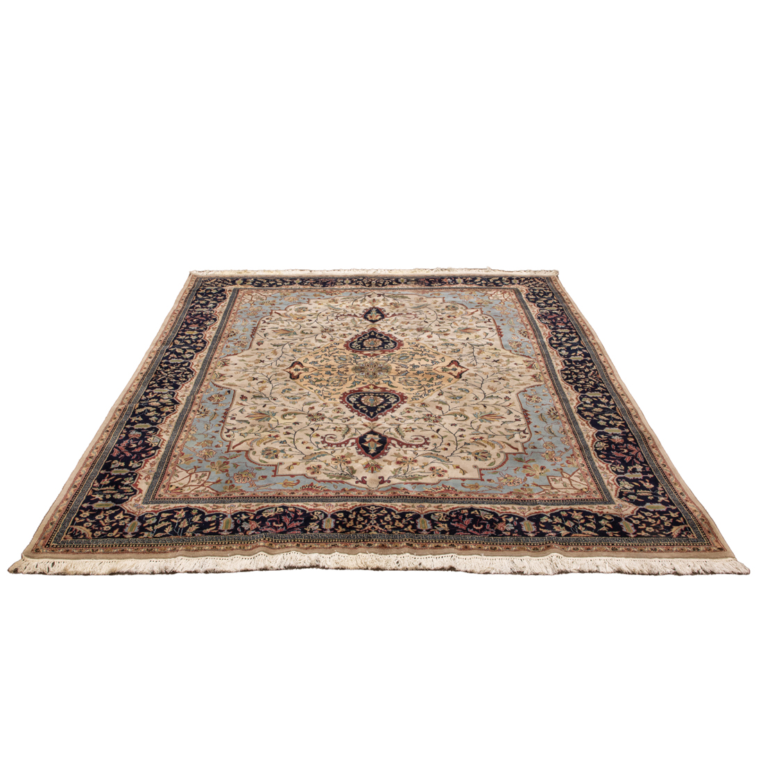 AN INDO TABRIZ CARPET An Indo