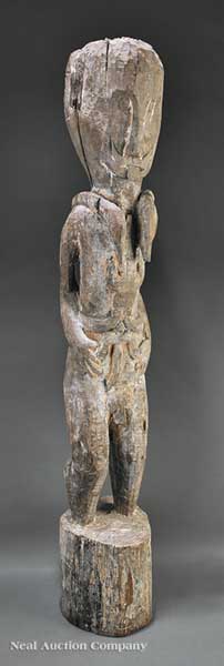 An Indonesian Baktak Carved Wood
