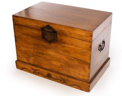 An Indonesian camphor wood chest