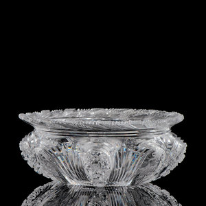 An Intaglio-Decorated Cut Glass