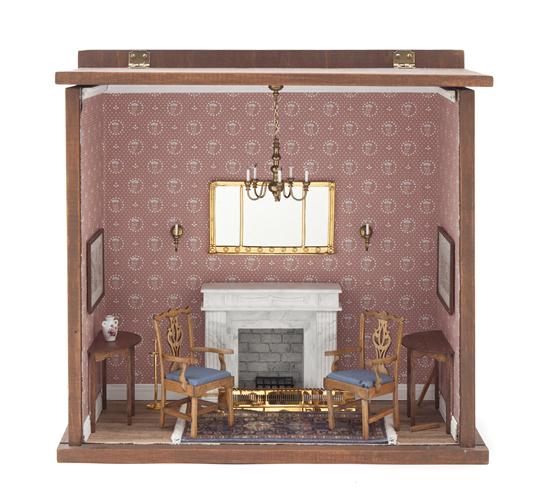 An Interior Scene Diorama depicting