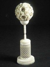 An intricately carved Chinese
