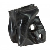 AN INUIT CARVED STONE FIGURAL