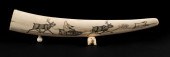 AN INUIT SCRIMSHAW TUSKAN INUI