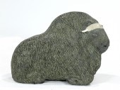 AN INUIT SOAPSTONE CARVING OF
