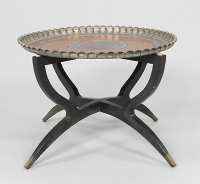 An Iranian Tray Top Table With a