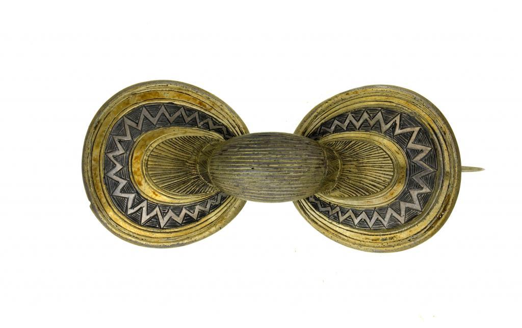 AN IRISH CELTIC REVIVAL PARCEL GILT