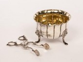 An Irish silver and silver gil