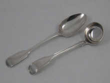 An Irish silver fiddle pattern