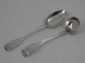 An Irish silver fiddle pattern