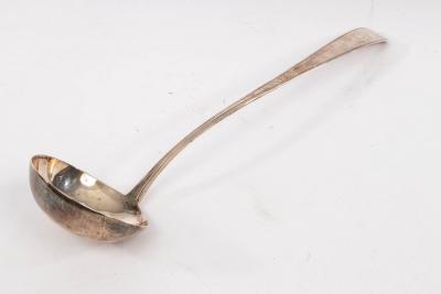 An Irish silver ladle, Samuel