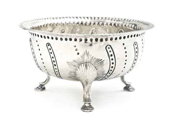 * An Irish Silver Sugar Bowl