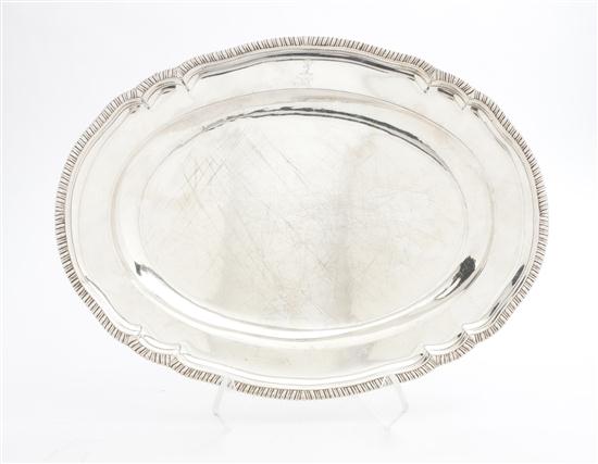 An Irish Silver Tray John