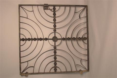 AN IRON GATE of squarish form