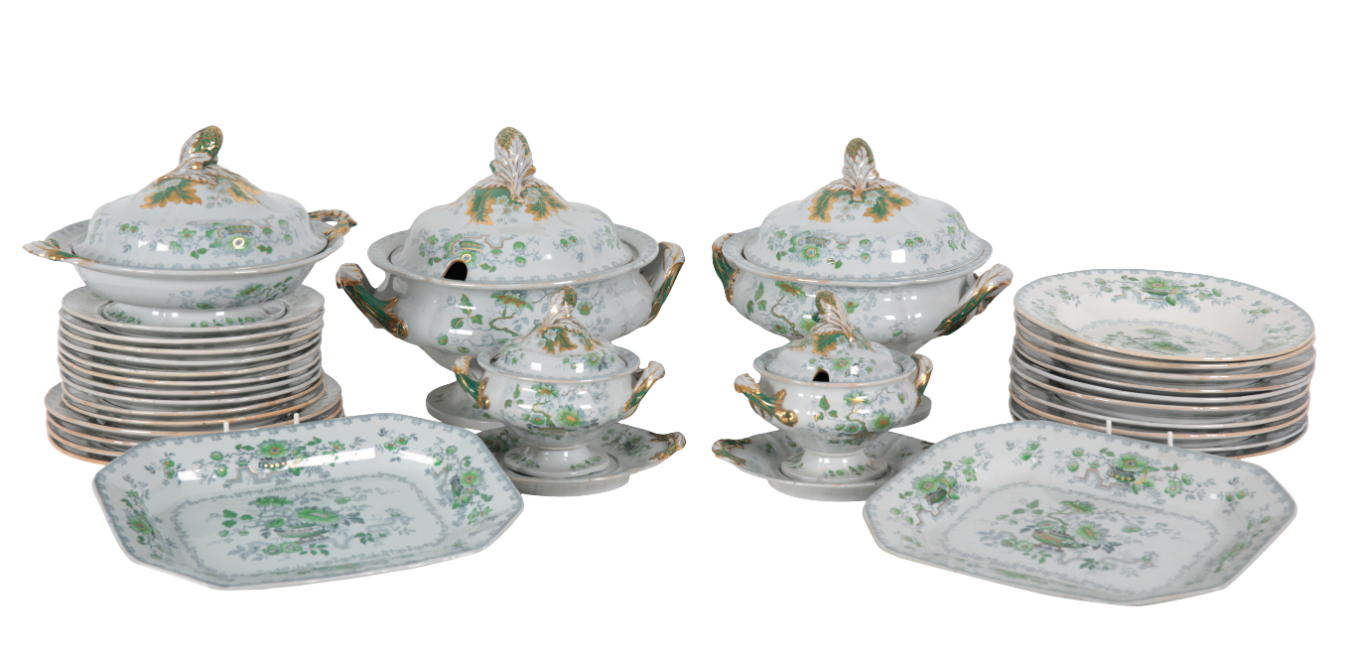 AN IRONSTONE ‘NANKIN JAR’ PART
