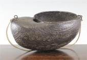 An Islamic coco-de-mer kashkul