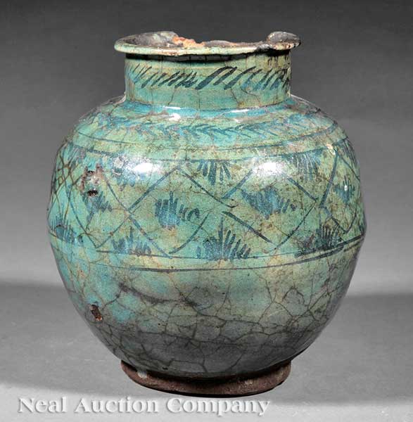 An Islamic Raqqa Turquoise Glazed