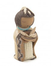 An Isleta Corn Maiden signed S