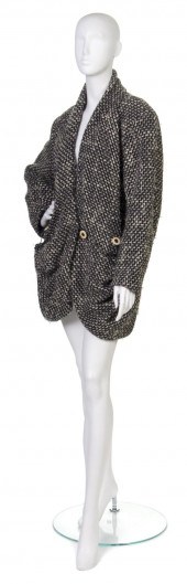 An Issey Miyake Black and Whit