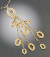 An Italian 18k Gold and Diamon