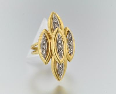 An Italian 18k Gold and Diamond