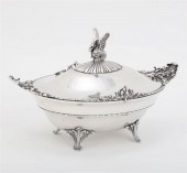 AN ITALIAN 800 STANDARD SILVER