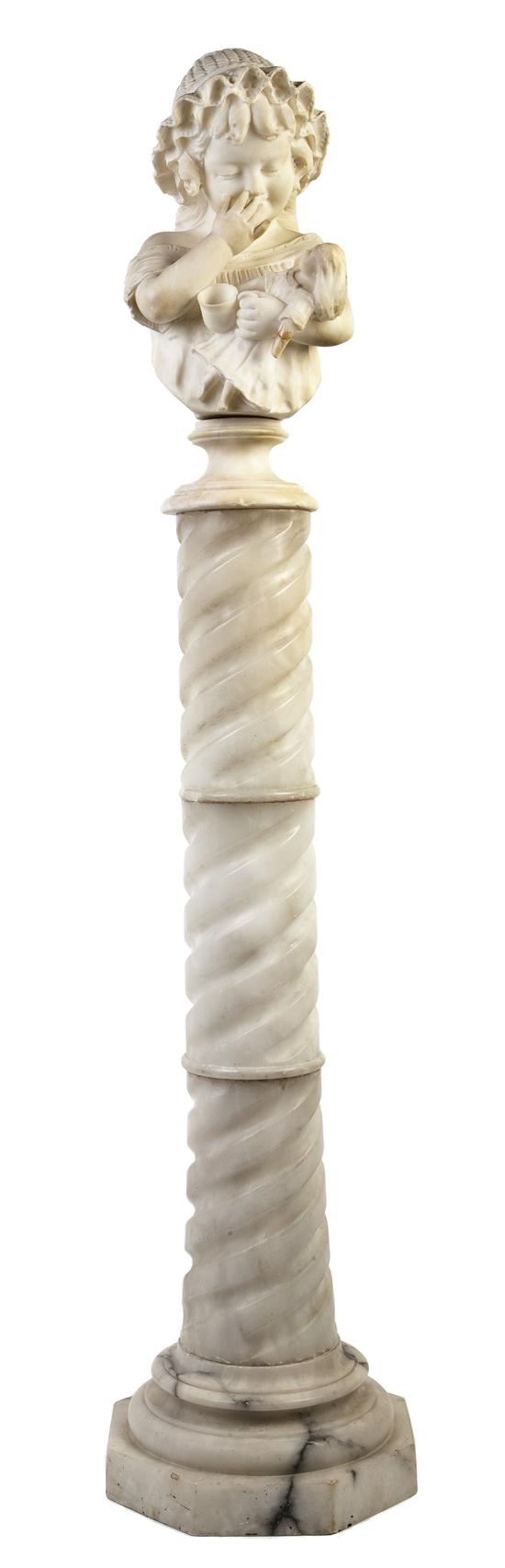 *An Italian Alabaster Bust