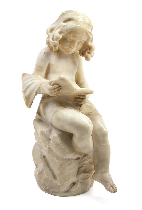 An Italian Alabaster Figure