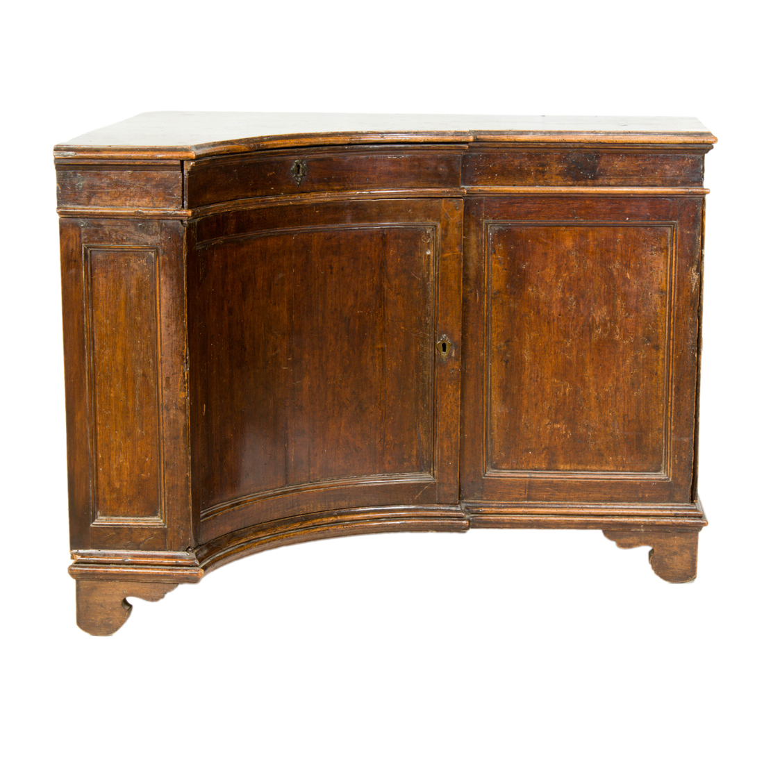 AN ITALIAN ASSEMBLED WALNUT