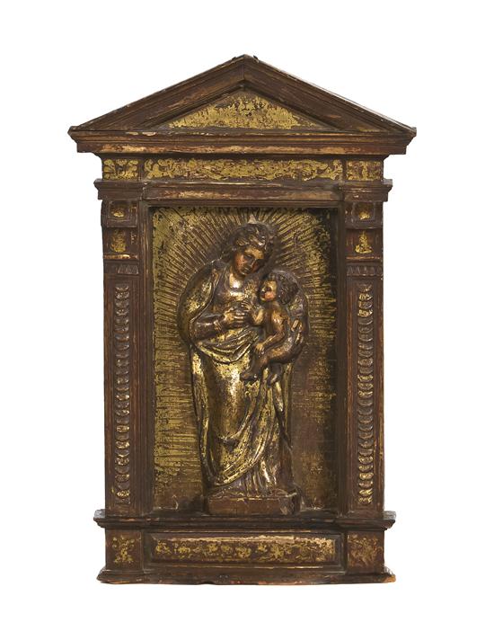 An Italian Baroque Painted and