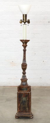 AN ITALIAN BAROQUE PRICKET STI