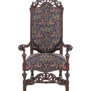 An Italian Baroque Style Carved