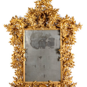 An Italian Baroque Style Carved