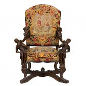 AN ITALIAN BAROQUE STYLE CARVE