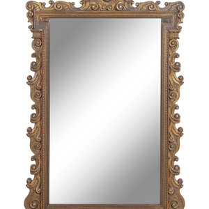 An Italian Baroque Style Giltwood