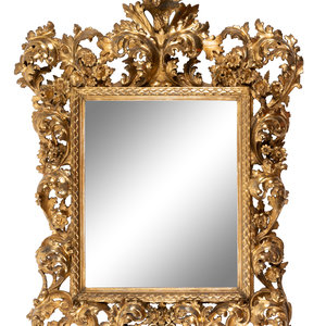 An Italian Baroque Style Giltwood