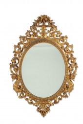 AN ITALIAN BAROQUE STYLE  GILT