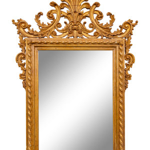 An Italian Baroque Style Giltwood