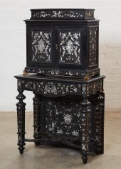 AN ITALIAN BAROQUE STYLE INLAI