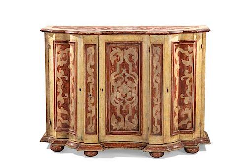 AN ITALIAN BAROQUE STYLE PAINTED