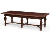 AN ITALIAN BAROQUE STYLE WALNU