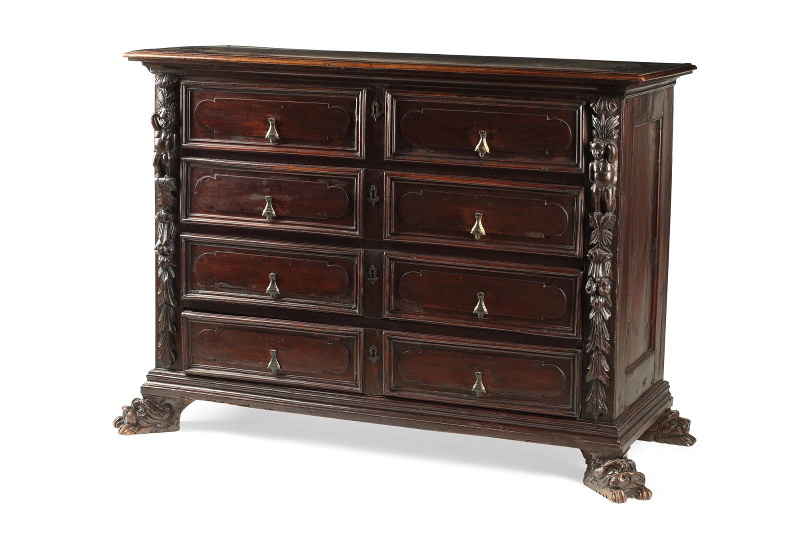 AN ITALIAN BAROQUE STYLE  WALNUT