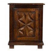 AN ITALIAN BAROQUE STYLE WALNU