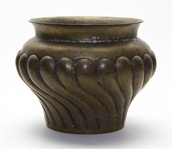 An Italian Brass Jardiniere