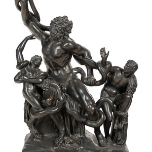 An Italian Bronze Figure of Laocoön