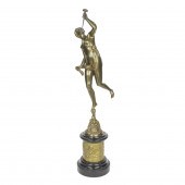 AN ITALIAN BRONZE FIGURE OF FO