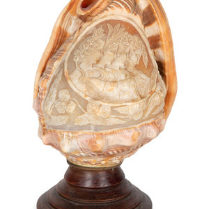 An Italian Cameo Carved Shell of