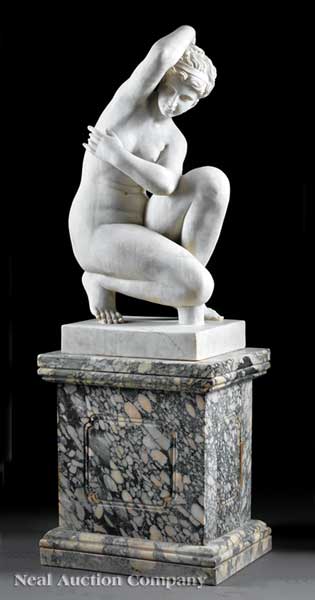 An Italian Carrara Marble Figure of