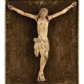 An Italian Carved and Painted