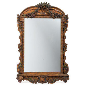 An Italian Carved and Painted
